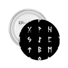 Elder Futhark Rune Set Collected Inverted 2 25  Buttons by WetdryvacsLair