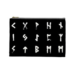 Elder Futhark Rune Set Collected Inverted Cosmetic Bag (large) by WetdryvacsLair