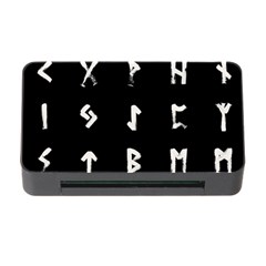 Elder Futhark Rune Set Collected Inverted Memory Card Reader With Cf by WetdryvacsLair