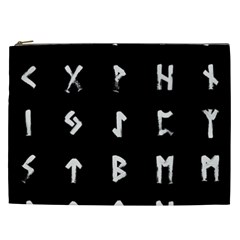 Elder Futhark Rune Set Collected Inverted Cosmetic Bag (xxl)