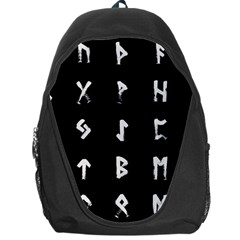 Elder Futhark Rune Set Collected Inverted Backpack Bag