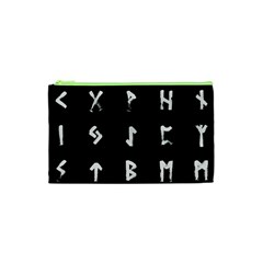 Elder Futhark Rune Set Collected Inverted Cosmetic Bag (xs) by WetdryvacsLair