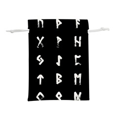 Elder Futhark Rune Set Collected Inverted Lightweight Drawstring Pouch (s) by WetdryvacsLair