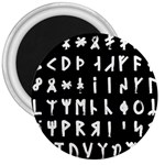 Complete Dalecarlian Rune Set Inverted 3  Magnets Front