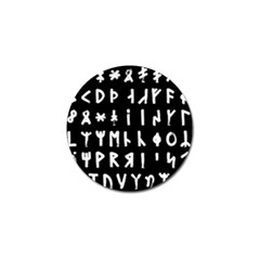 Complete Dalecarlian Rune Set Inverted Golf Ball Marker