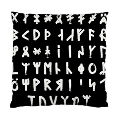 Complete Dalecarlian Rune Set Inverted Standard Cushion Case (two Sides) by WetdryvacsLair