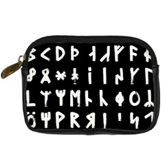 Complete Dalecarlian Rune Set Inverted Digital Camera Leather Case