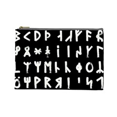 Complete Dalecarlian Rune Set Inverted Cosmetic Bag (large) by WetdryvacsLair