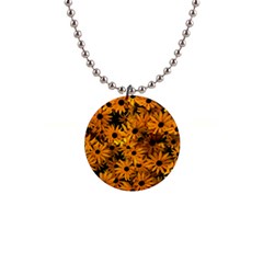 Rudbeckias  1  Button Necklace by Sobalvarro