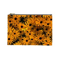 Rudbeckias  Cosmetic Bag (large) by Sobalvarro