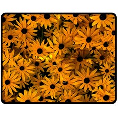 Rudbeckias  Fleece Blanket (medium)  by Sobalvarro