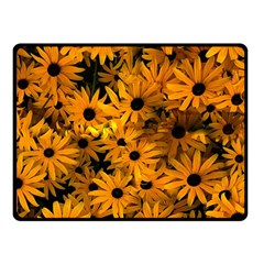 Rudbeckias  Fleece Blanket (small) by Sobalvarro