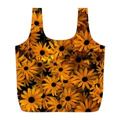 Rudbeckias  Full Print Recycle Bag (l) by Sobalvarro