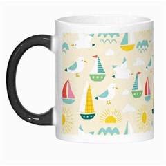 Ships Pattern Love Morph Mugs by designsbymallika