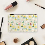 Ships Pattern Love Cosmetic Bag (Small) Front