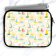 Ships Pattern Love Apple Ipad 2/3/4 Zipper Cases by designsbymallika