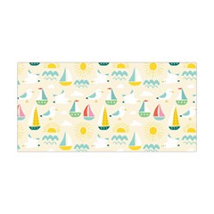 Ships Pattern Love Yoga Headband by designsbymallika