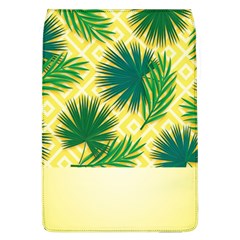 Yellow Tropical Pattern Removable Flap Cover (l) by designsbymallika