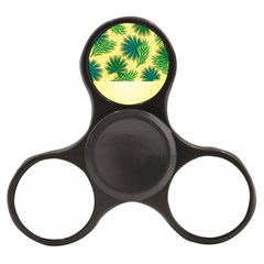 Yellow Tropical Pattern Finger Spinner by designsbymallika