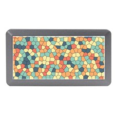 Mosaic Print Yellow Memory Card Reader (mini) by designsbymallika