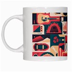 Guitar And Trip White Mugs Left