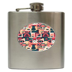 Guitar And Trip Hip Flask (6 oz)