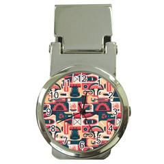 Guitar And Trip Money Clip Watches