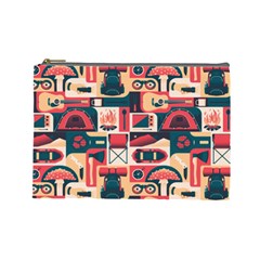 Guitar And Trip Cosmetic Bag (Large)