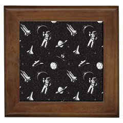 Space Love Framed Tile by designsbymallika