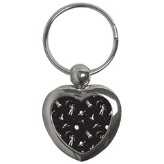 Space Love Key Chain (heart) by designsbymallika