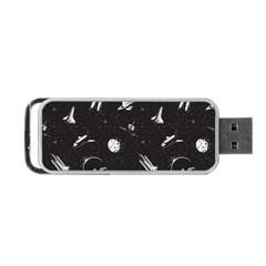 Space Love Portable Usb Flash (one Side) by designsbymallika