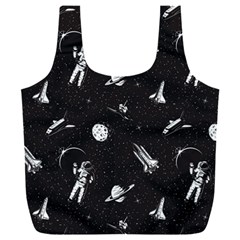 Space Love Full Print Recycle Bag (xxl) by designsbymallika