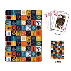 Tribal Love Pattern Playing Cards Single Design (rectangle) by designsbymallika