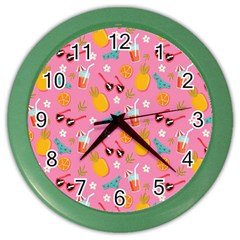 Beach Love Color Wall Clock by designsbymallika