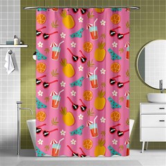 Beach Love Shower Curtain 48  X 72  (small)  by designsbymallika