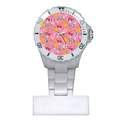 Beach Love Plastic Nurses Watch by designsbymallika