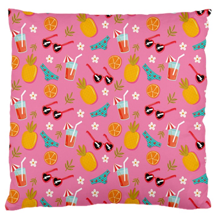 Beach Love Large Flano Cushion Case (One Side)