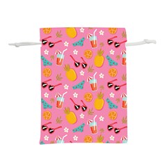 Beach Love Lightweight Drawstring Pouch (m) by designsbymallika