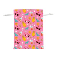 Beach Love Lightweight Drawstring Pouch (l) by designsbymallika