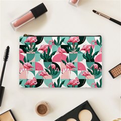 Beautiful Flamingo Pattern Cosmetic Bag (medium) by designsbymallika