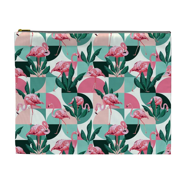 Beautiful Flamingo Pattern Cosmetic Bag (XL)