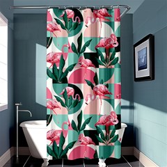 Beautiful Flamingo Pattern Shower Curtain 36  X 72  (stall)  by designsbymallika