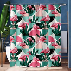 Beautiful Flamingo Pattern Shower Curtain 60  X 72  (medium)  by designsbymallika