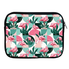 Beautiful Flamingo Pattern Apple Ipad 2/3/4 Zipper Cases by designsbymallika