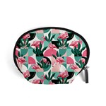 Beautiful Flamingo Pattern Accessory Pouch (Small) Front