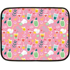 Tropical Drinks Double Sided Fleece Blanket (mini)  by designsbymallika