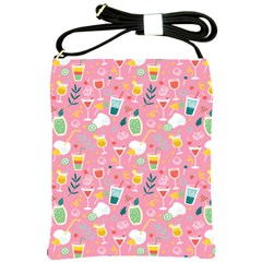 Tropical Drinks Shoulder Sling Bag