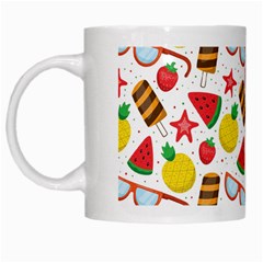 Summer Love White Mugs by designsbymallika