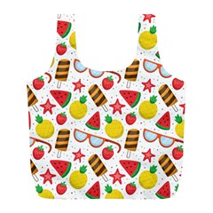 Summer Love Full Print Recycle Bag (l) by designsbymallika