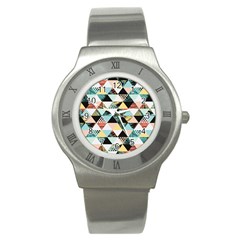 Tropical Beach Love Stainless Steel Watch by designsbymallika